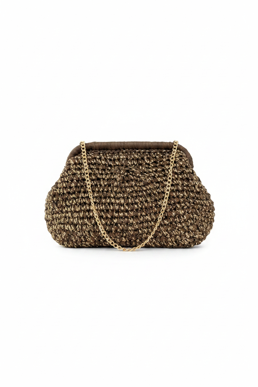 Bolso Cartera Rafia