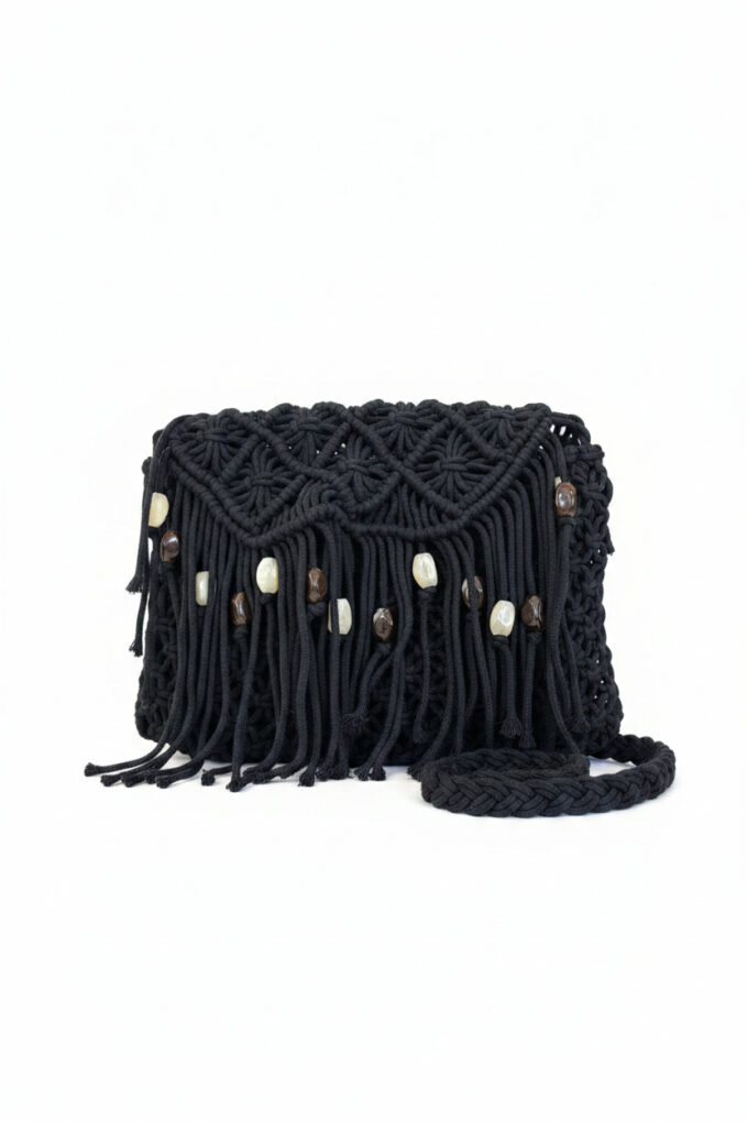 Bolso Cuerdas Piedras