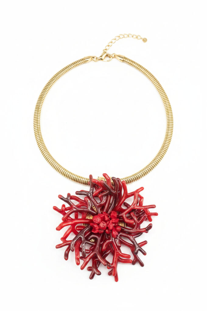Collar Coral Metal