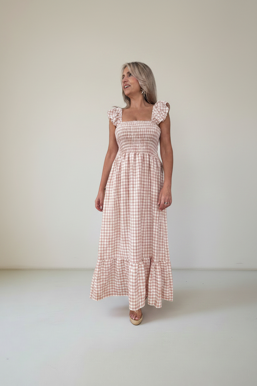 Vestido Fruncido Vichy - Imagen 17
