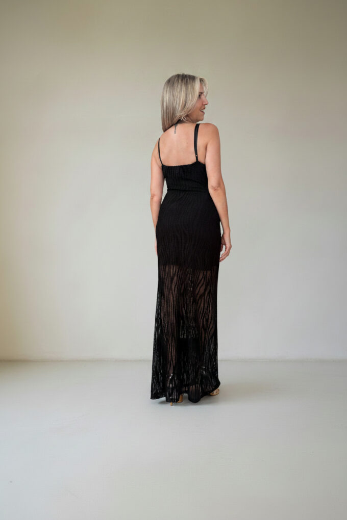 Vestido Largo Calado