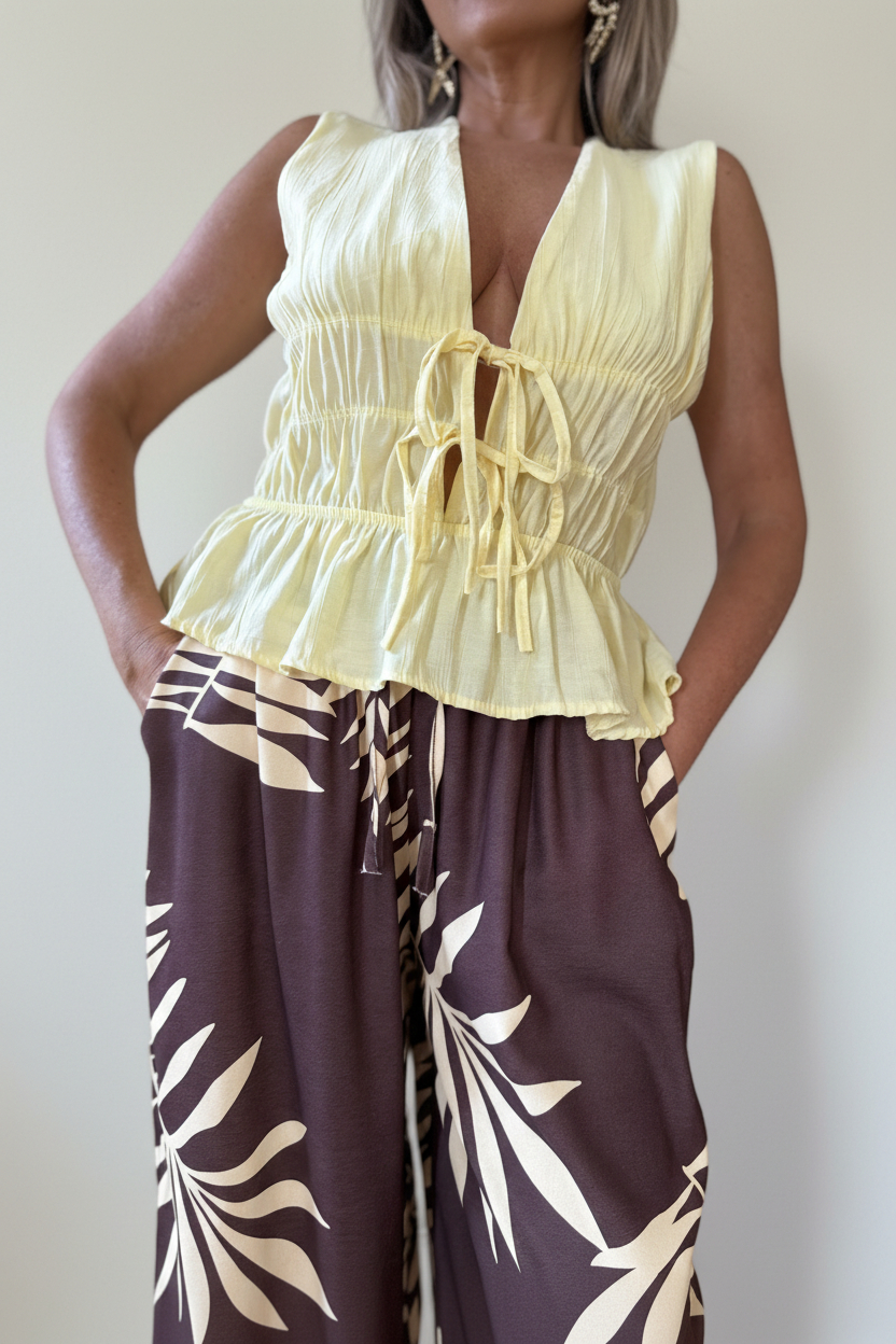 Blusa Doble Cordón
