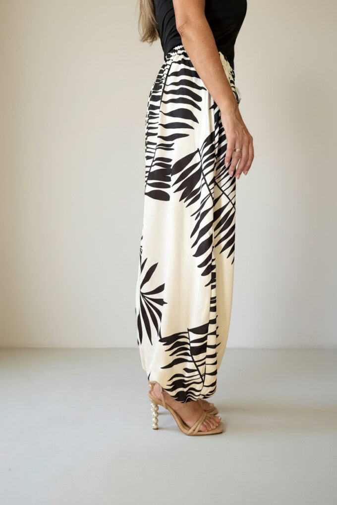 Pantalon Estampado Patente