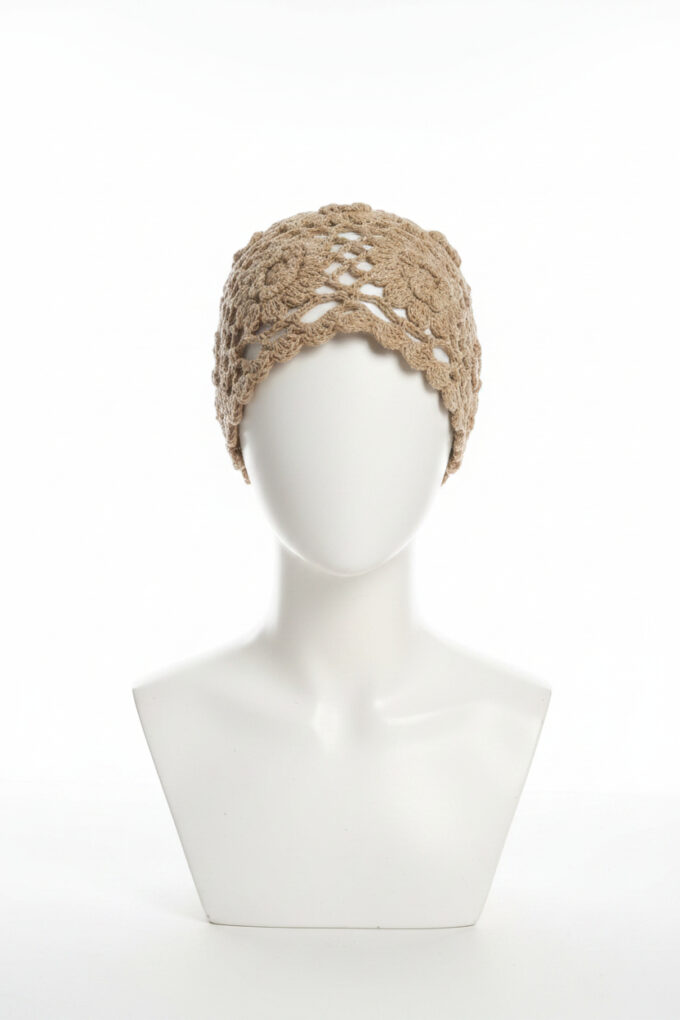 Gorro Croché Flor