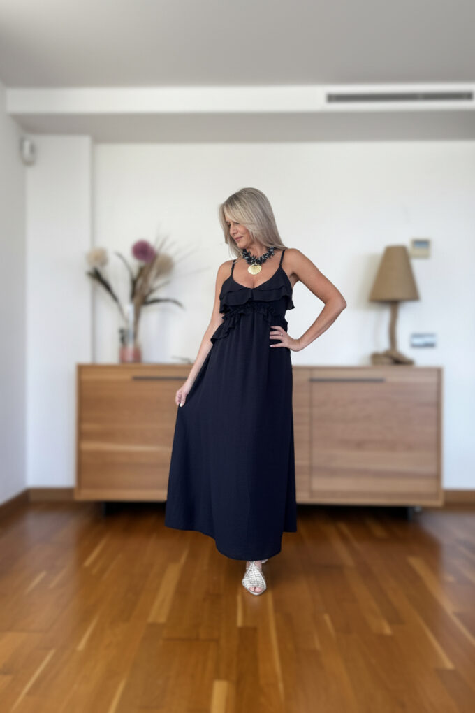 Vestido Superior Volantes