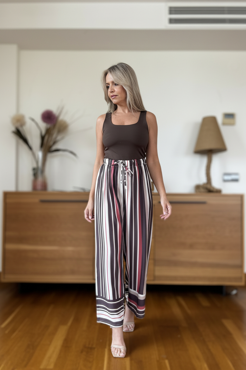 Pantalón Cropped Rayas