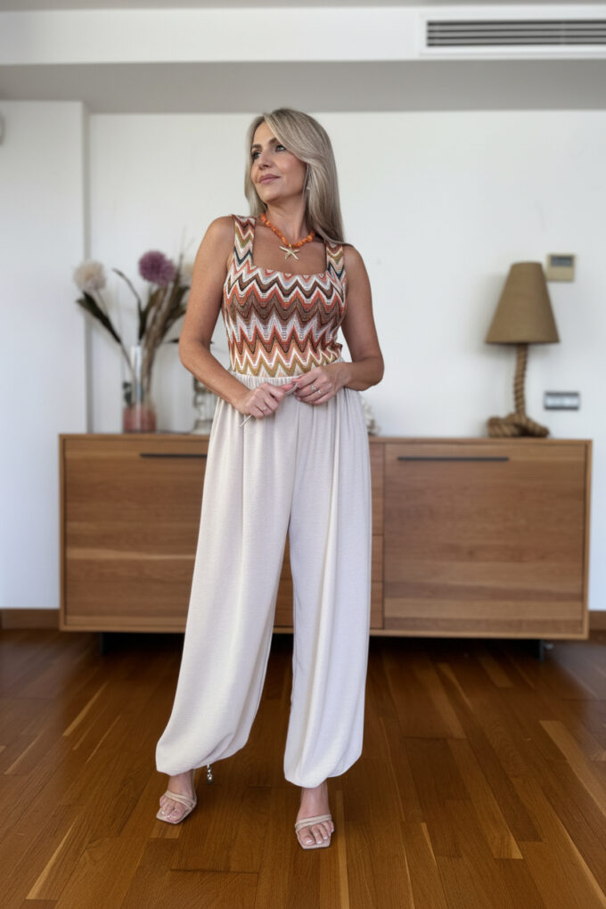 Pantalon Patente Básic - Única, Beige