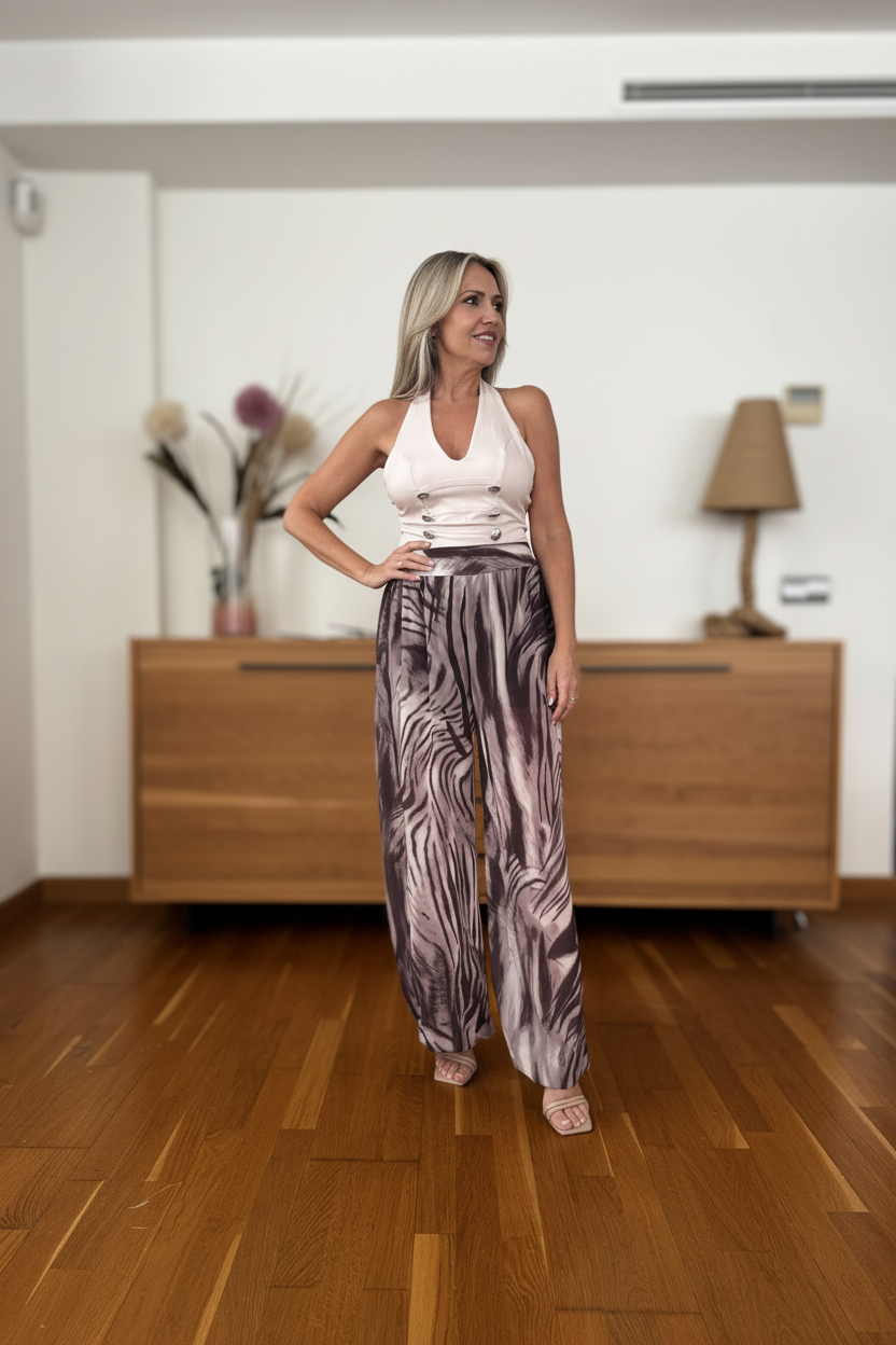 Pantalon Gasa Estampado