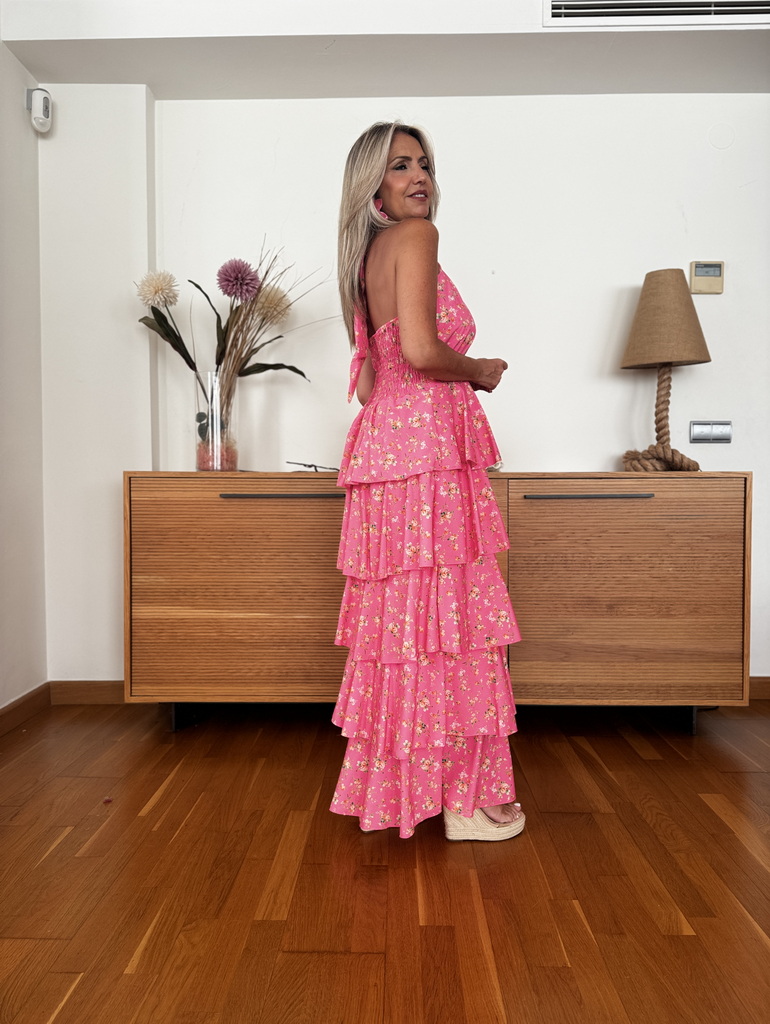 Vestido Volantes Estampado - Imagen 3
