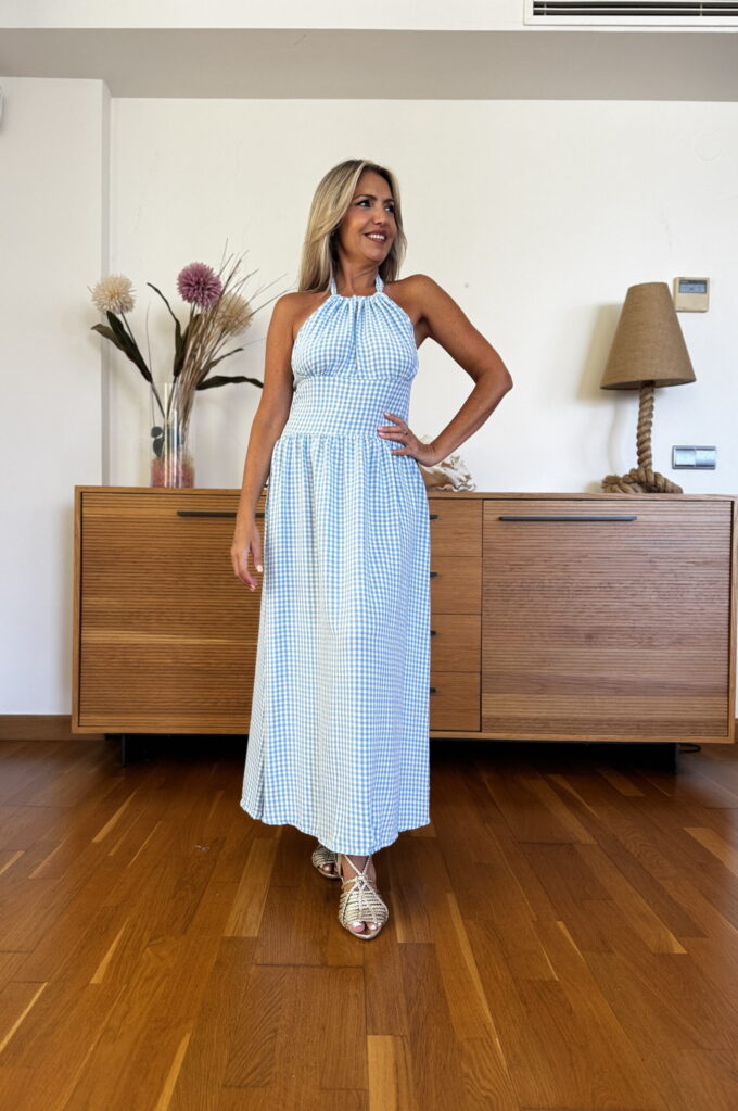 Vestido Vichy Cuello