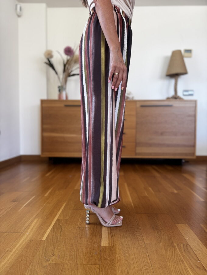 Pantalon Patente Rayas