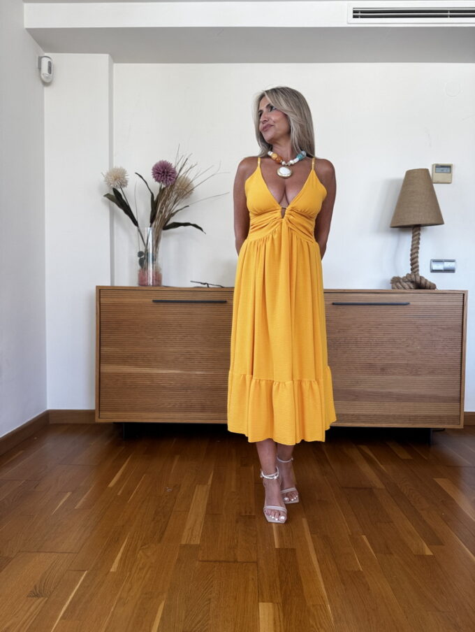 Vestido Midi Tirantas
