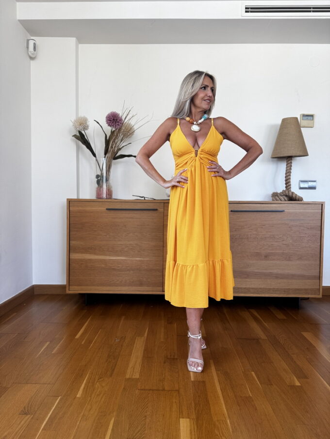 Vestido Midi Tirantas
