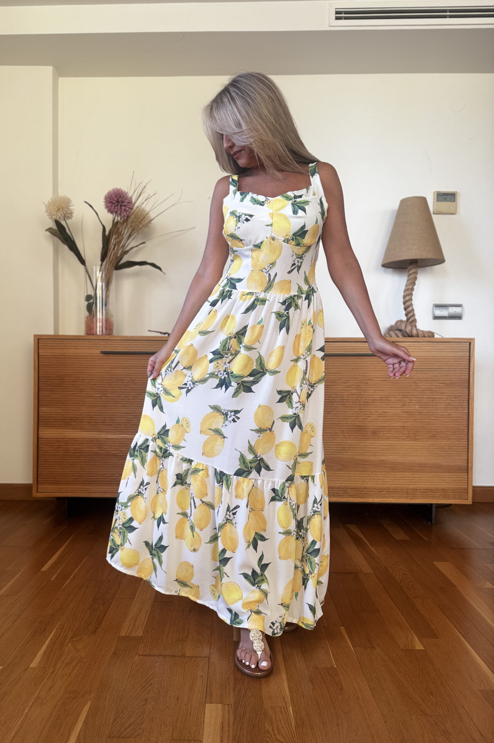 Vestido Estampado Lemons