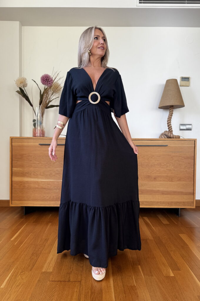 Vestido Largo Círculo