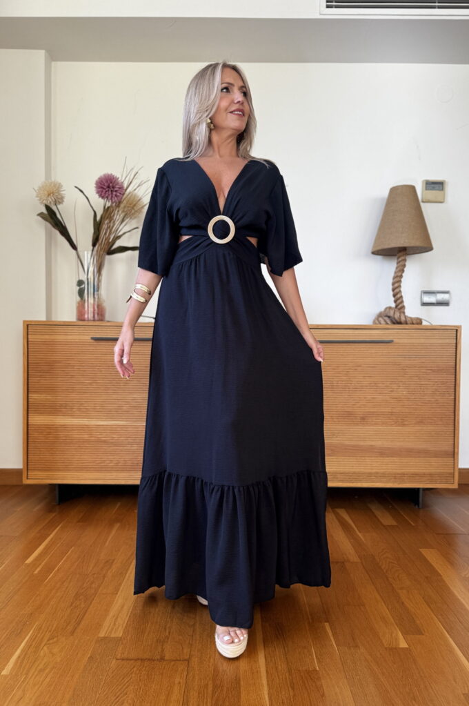 Vestido Largo Círculo
