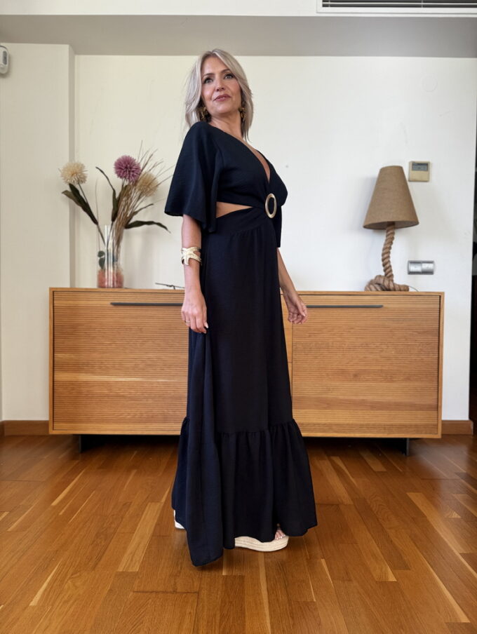 Vestido Largo Círculo