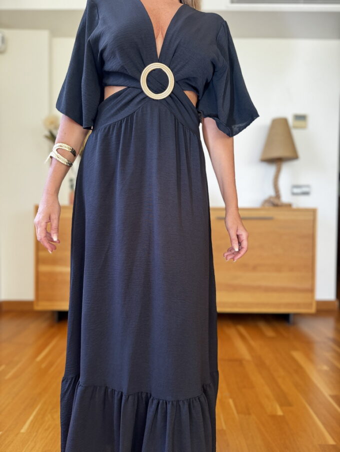 Vestido Largo Círculo