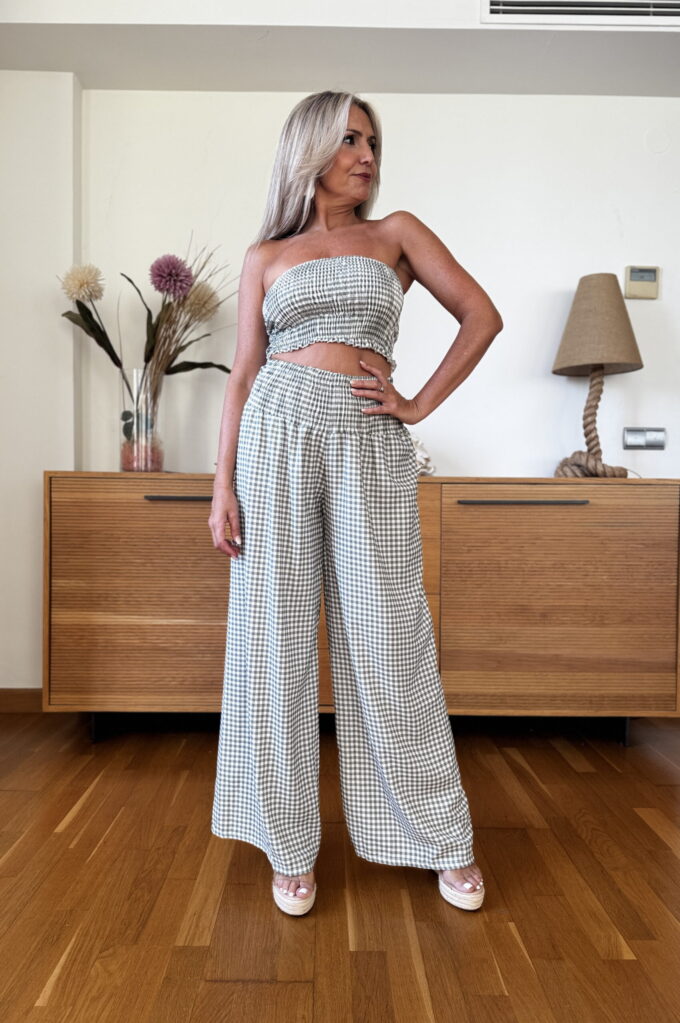 Conjunto Vichy Básic