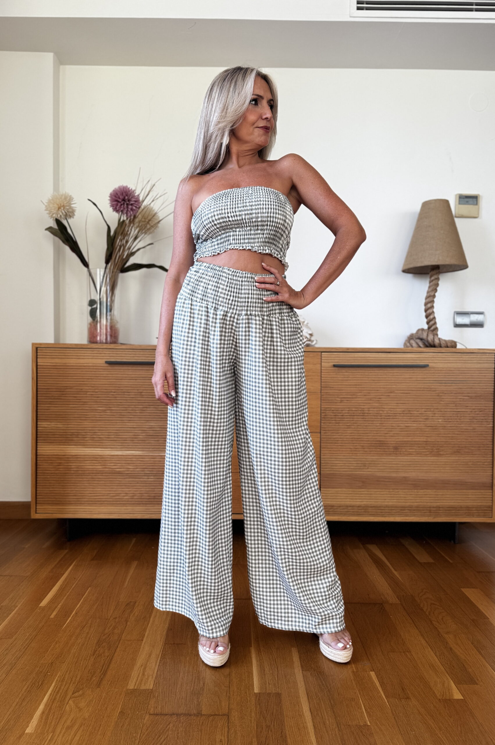 Conjunto Vichy Básic