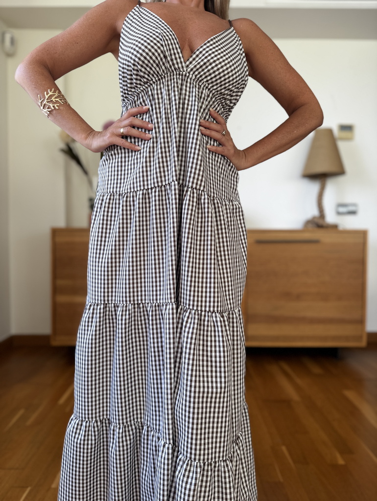 Vestido Largo Vichy - Imagen 5