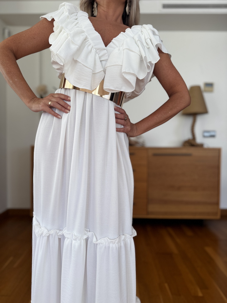 Vestido Largo Volantes - Imagen 20