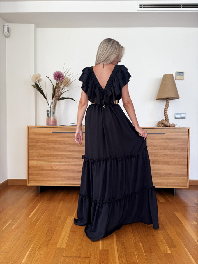Vestido Largo Volantes
