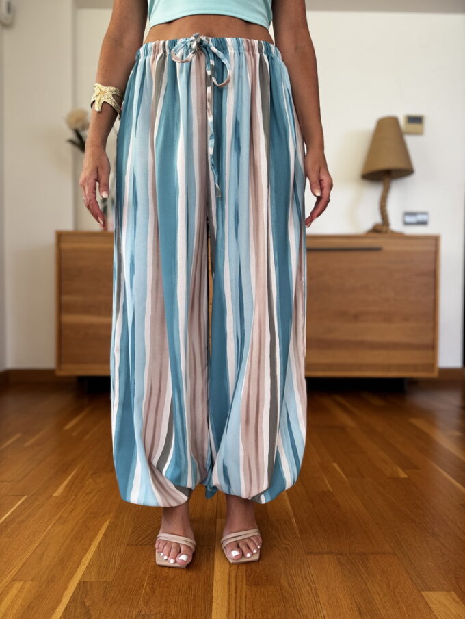 Pantalon Estampado Patente