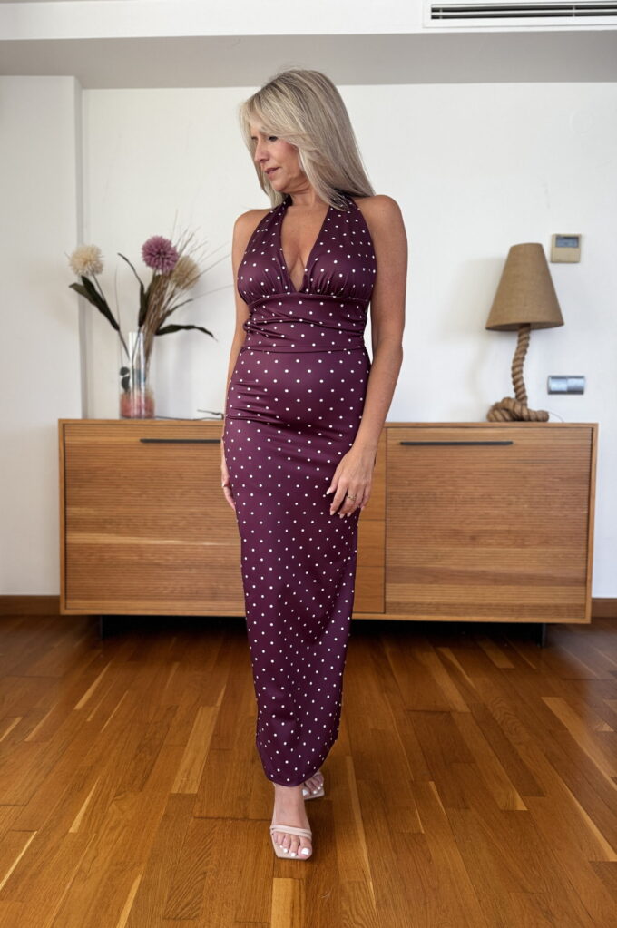 Vestido Cascos Lunares