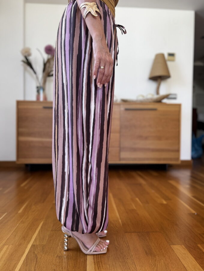 Pantalon Rayas Patente