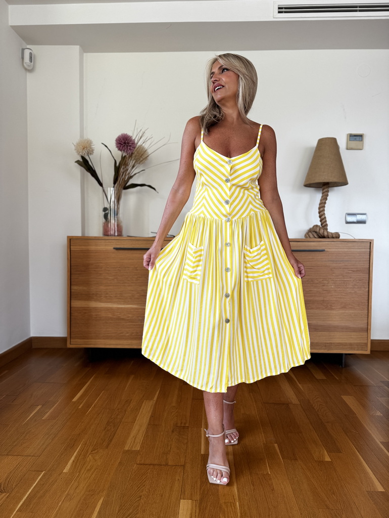 Vestido Midi Bolsillos - Imagen 4