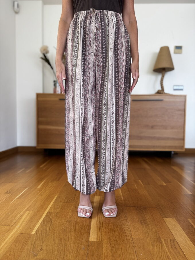 Pantalon Satinado Estampado