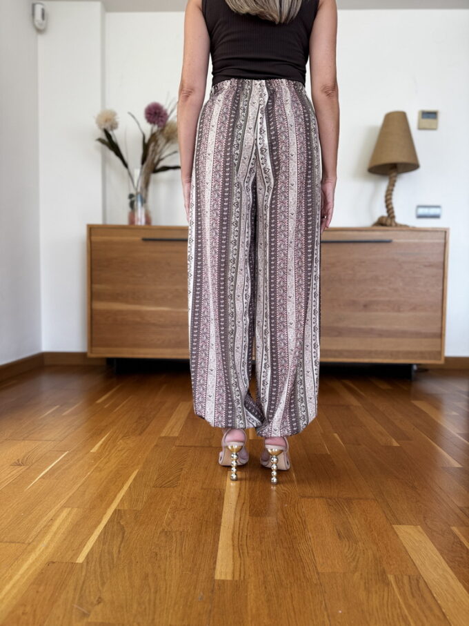 Pantalon Satinado Estampado