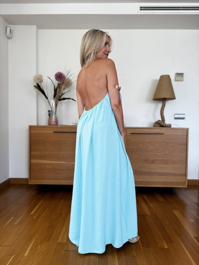 Vestido Largo Metal