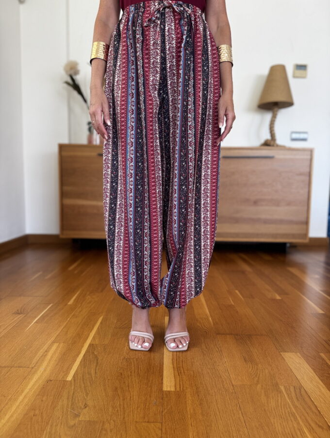 Pantalon Satinado Estampado