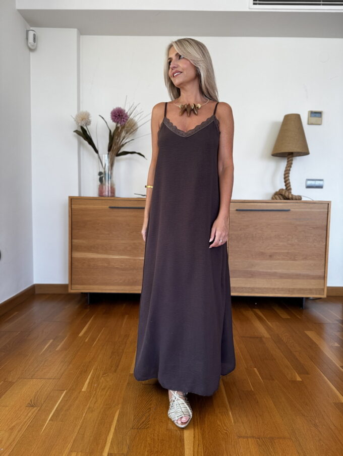 Vestido Lencero Largo