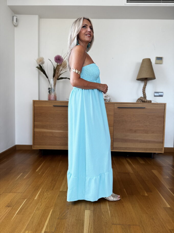 Vestido Fruncido Bolas