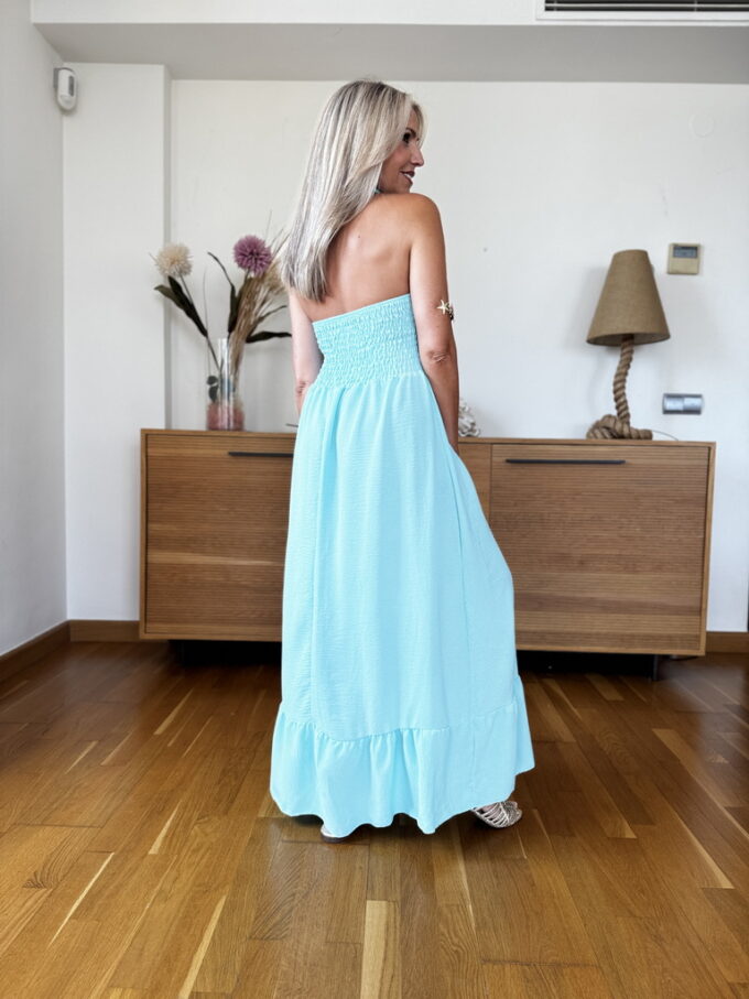 Vestido Fruncido Bolas