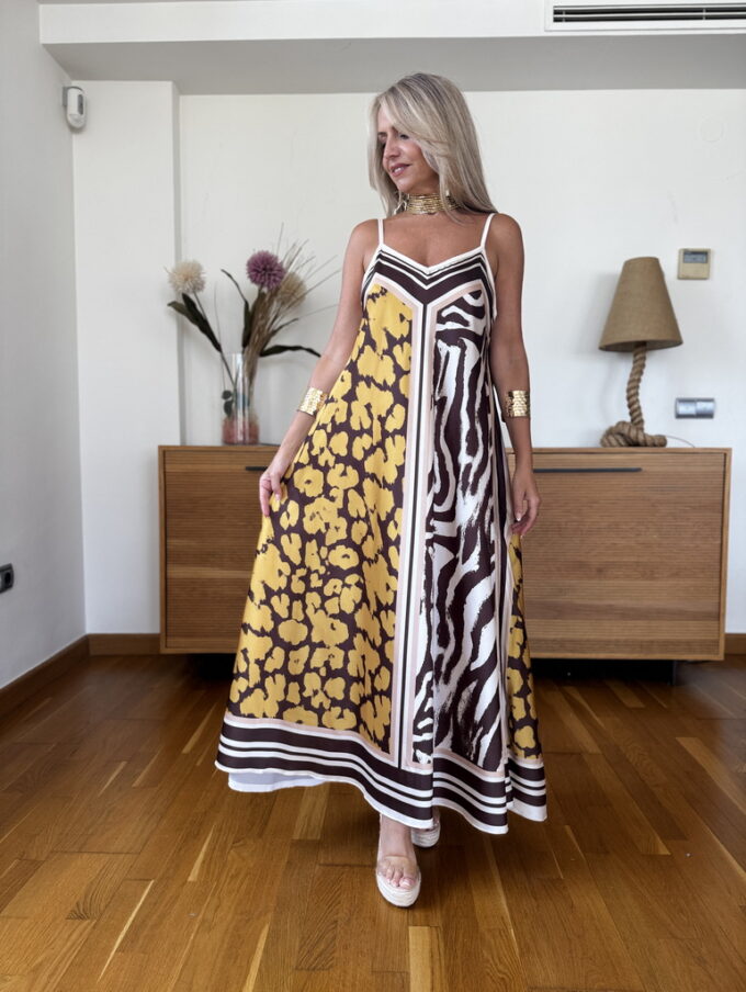 Vestido Pañuelo Satén