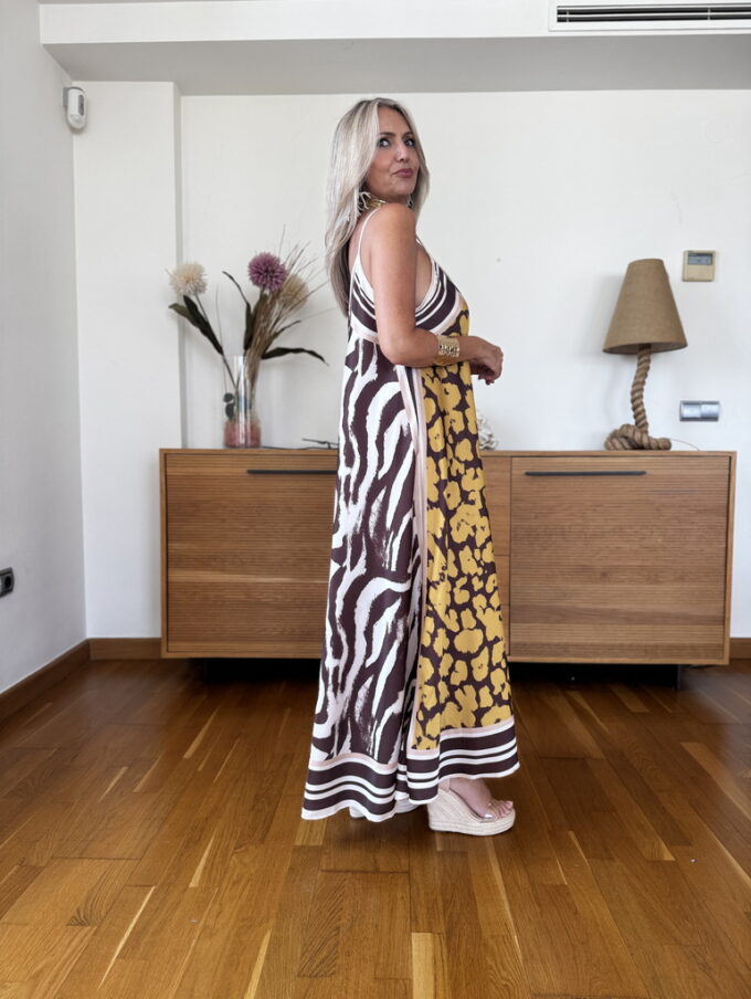 Vestido Pañuelo Satén