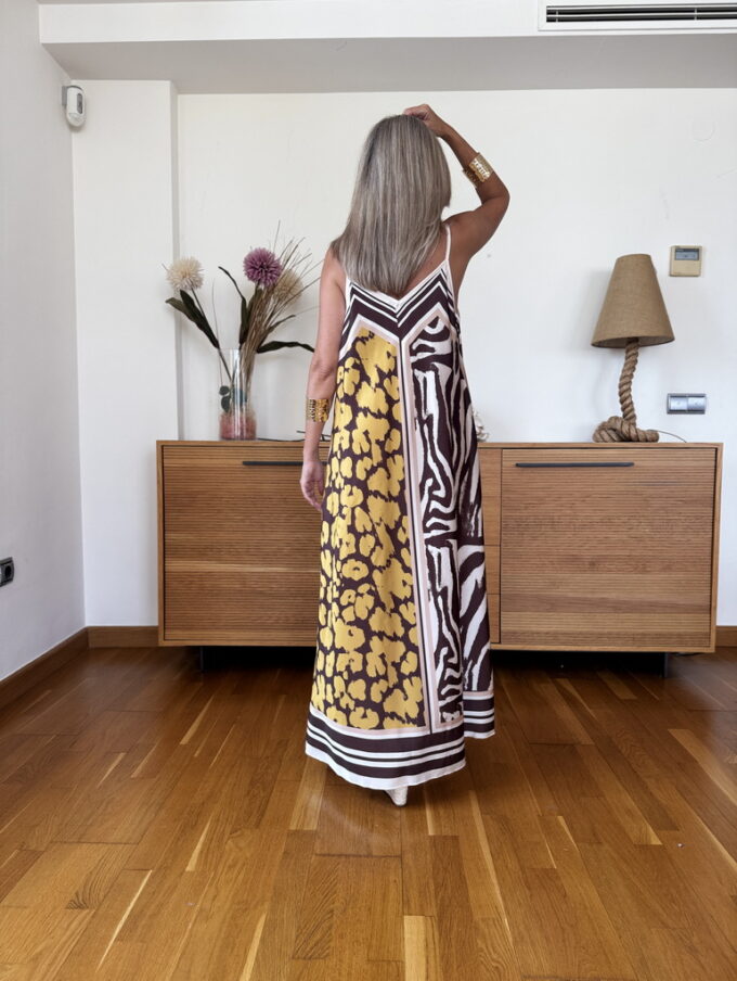 Vestido Pañuelo Satén