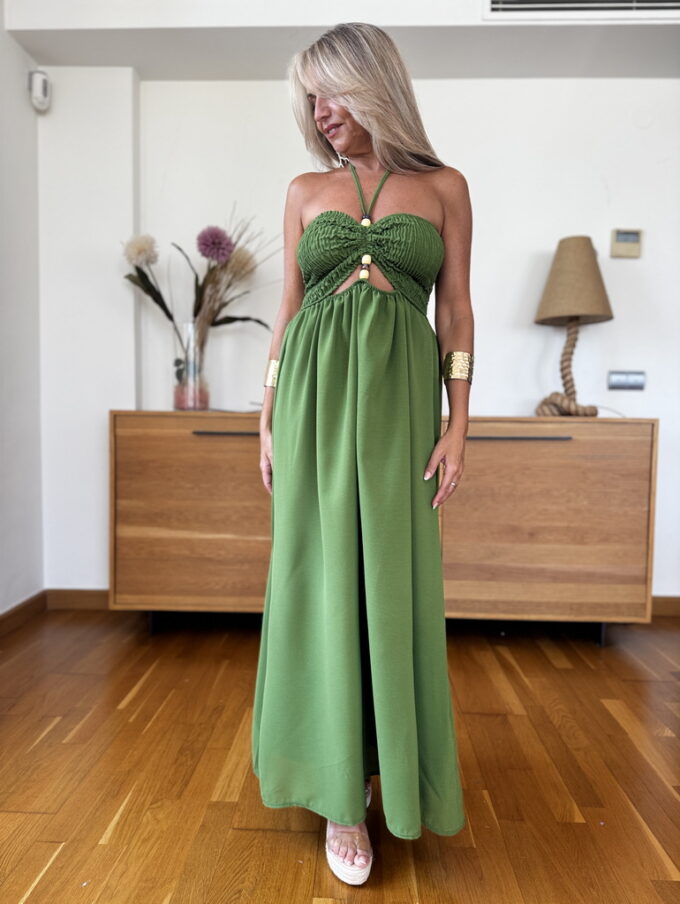 Vestido Fruncido Bolas