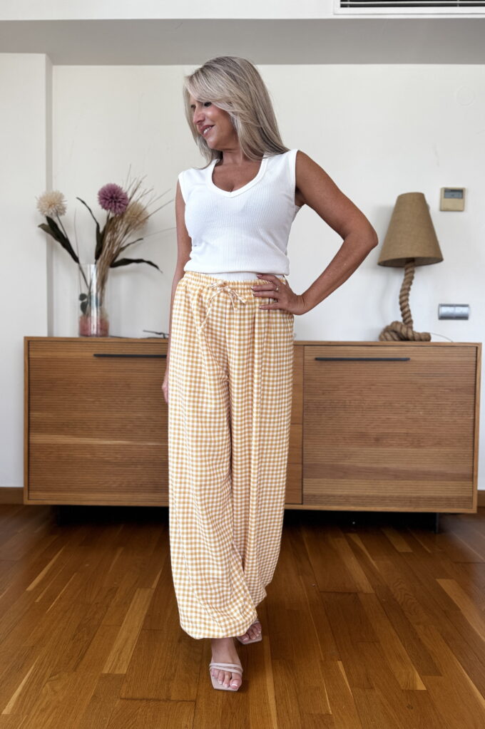 Pantalon Vichy Cordón