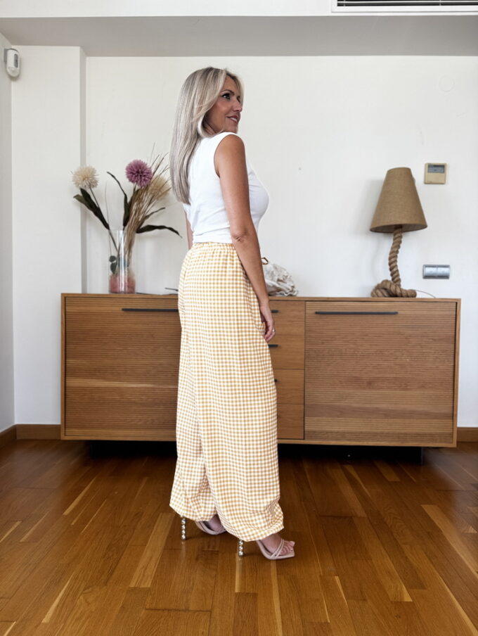 Pantalon Vichy Cordón