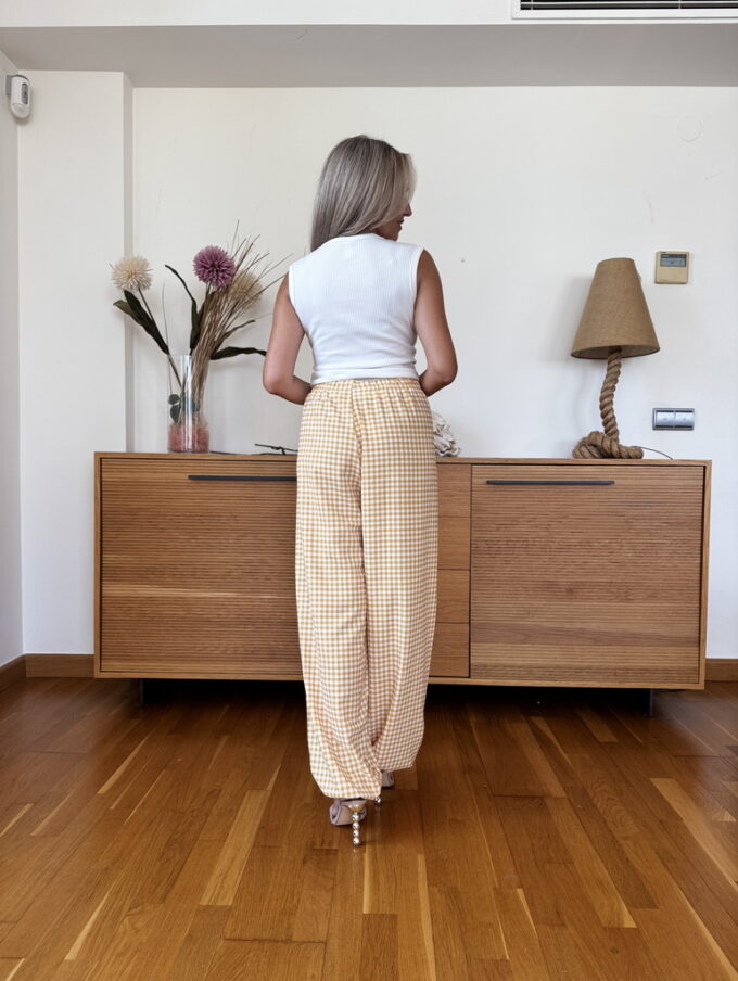 Pantalon Vichy Cordón
