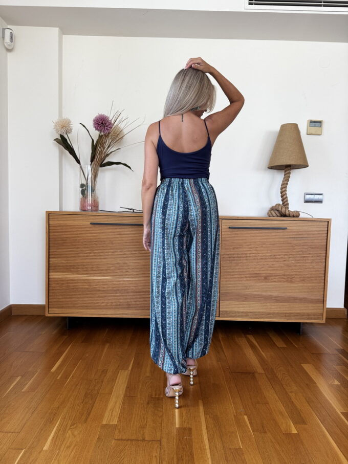 Pantalon Satinado Estampado