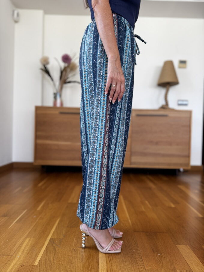 Pantalon Satinado Estampado