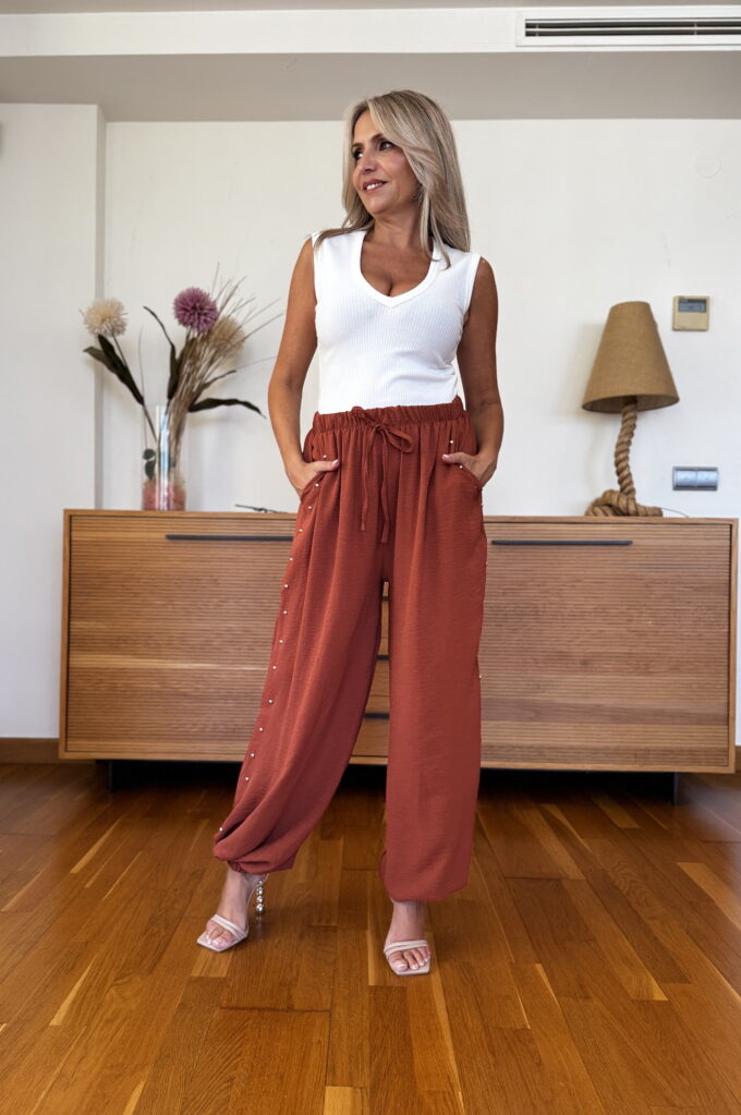 Pantalon Patente Tachuelas