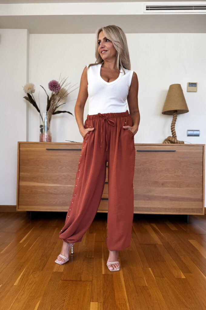 Pantalon Patente Tachuelas