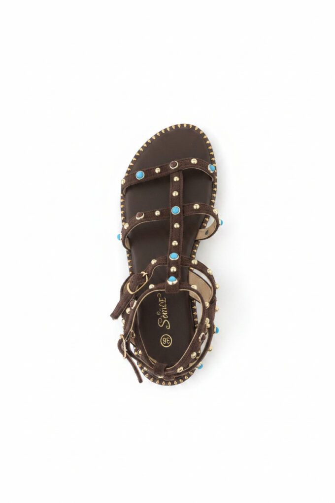 Sandalias Tiras Bolas
